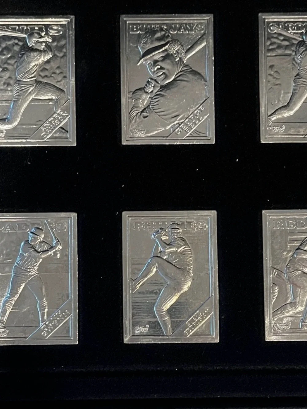 Topps Gallery OF Champions! SILVER playing cards and storage display, Topps COA - Picture 8 of 11